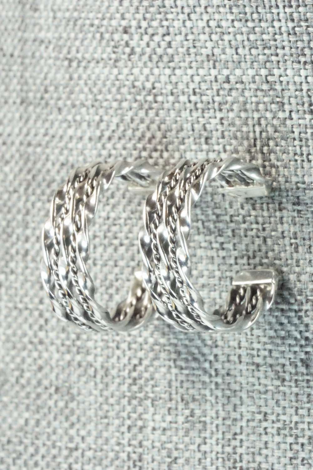 Sterling Silver Earrings - Elaine Tahe