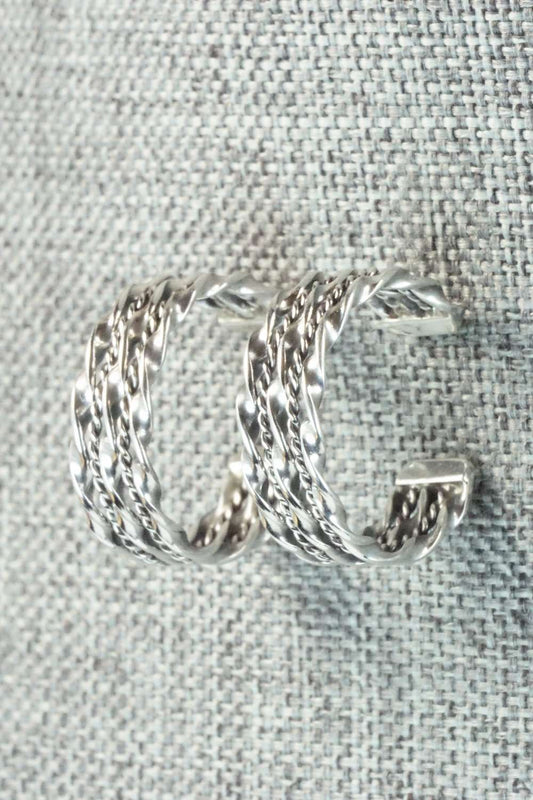 Sterling Silver Earrings - Elaine Tahe