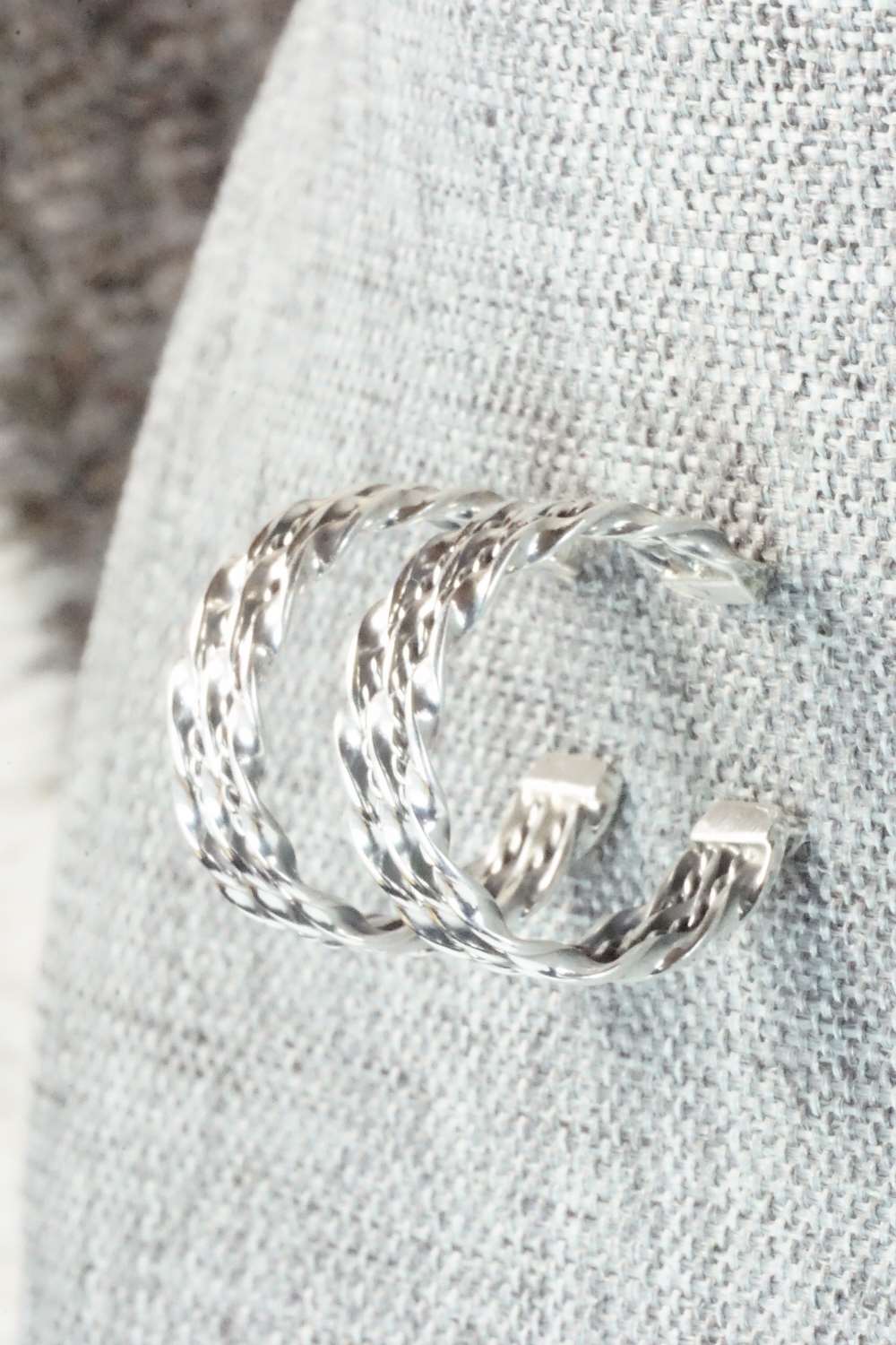 Sterling Silver Earrings - Elaine Tahe