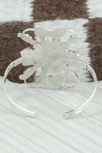Coral & Sterling Silver Bracelet - Claudine Penketewa
