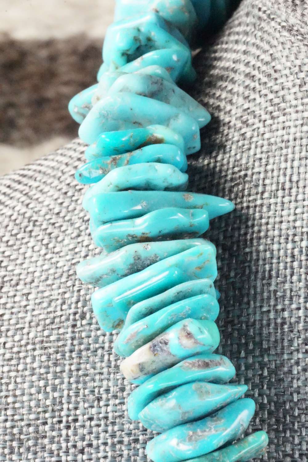Turquoise & Sterling Silver Necklace - Louise Joe
