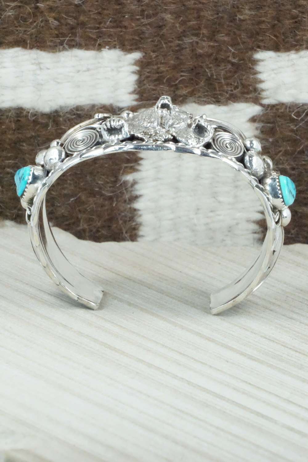 Turquoise and Sterling Silver Bracelet - Thomas Yazzie
