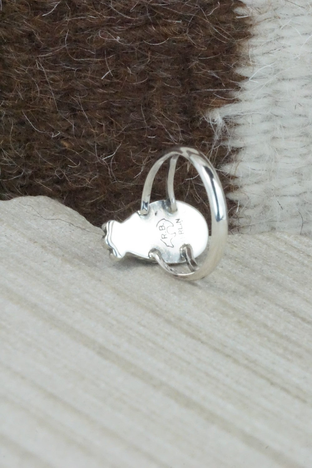 Turquoise & Sterling Silver Ring - Alice Rose Saunders - Size 6.75