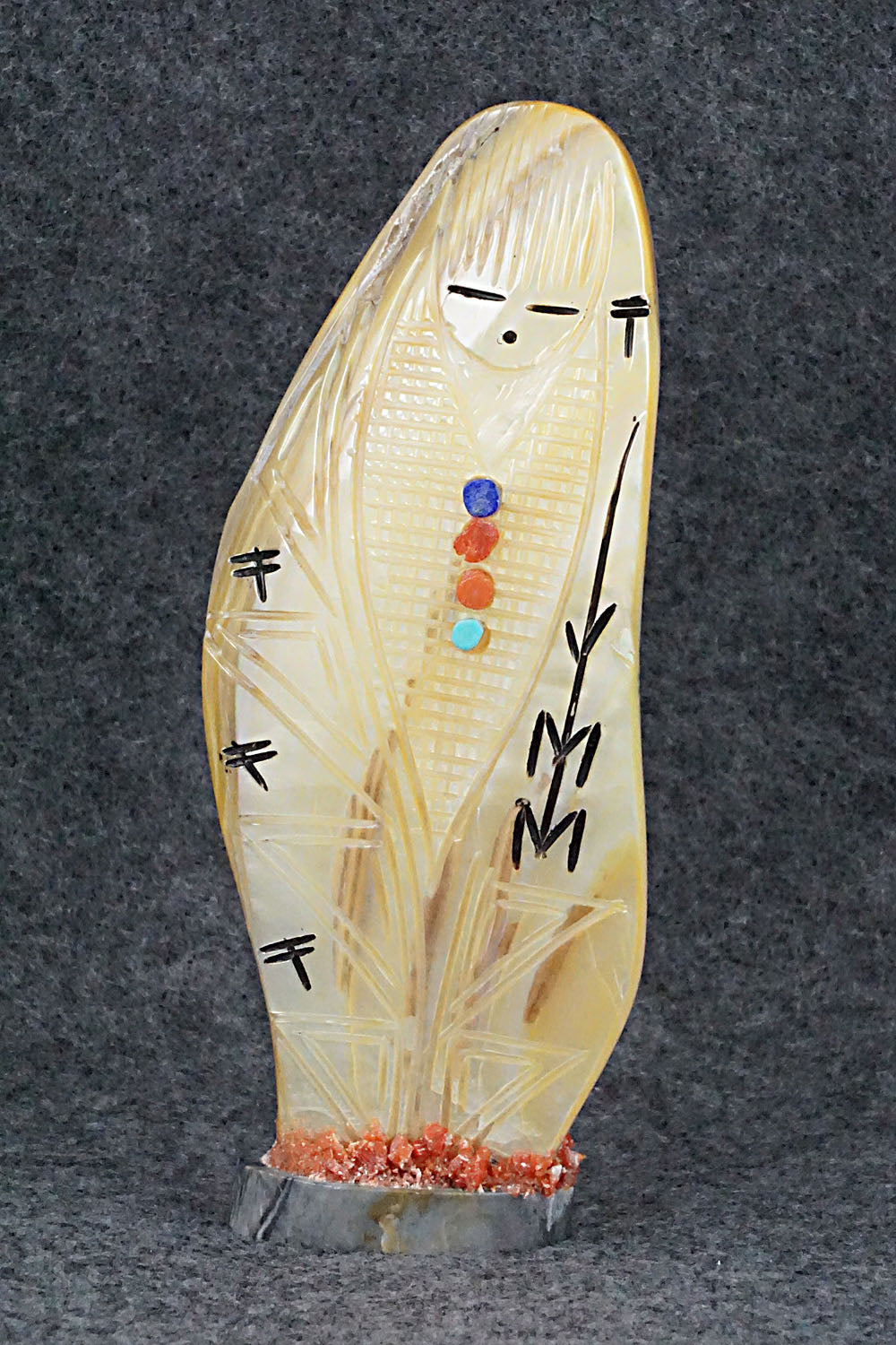 Corn Maiden Zuni Fetish Carving - Gloria Chattin