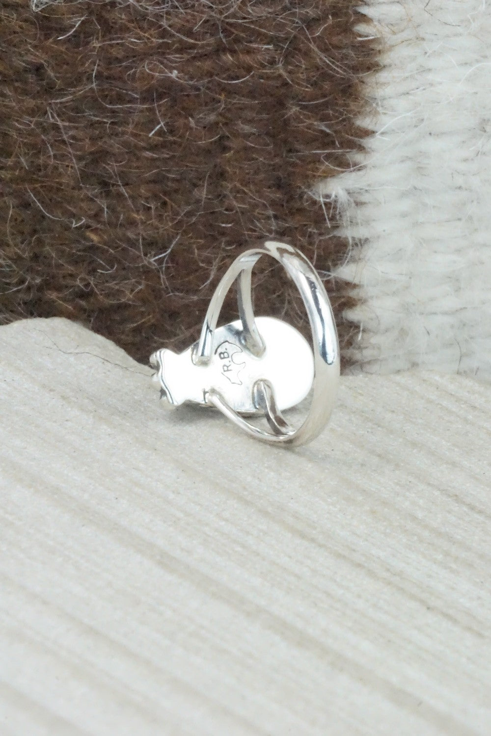 Turquoise & Sterling Silver Ring - Alice Rose Saunders - Size 7