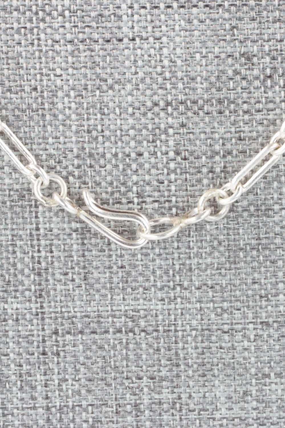 Turquoise & Sterling Silver Necklace - Roie Jaque