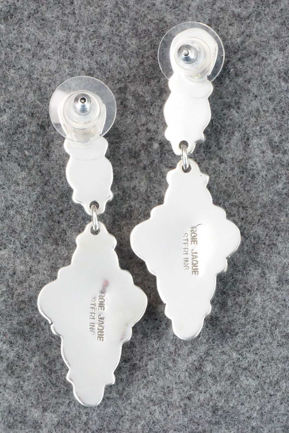 Turquoise & Sterling Silver Earrings - Roie Jaque