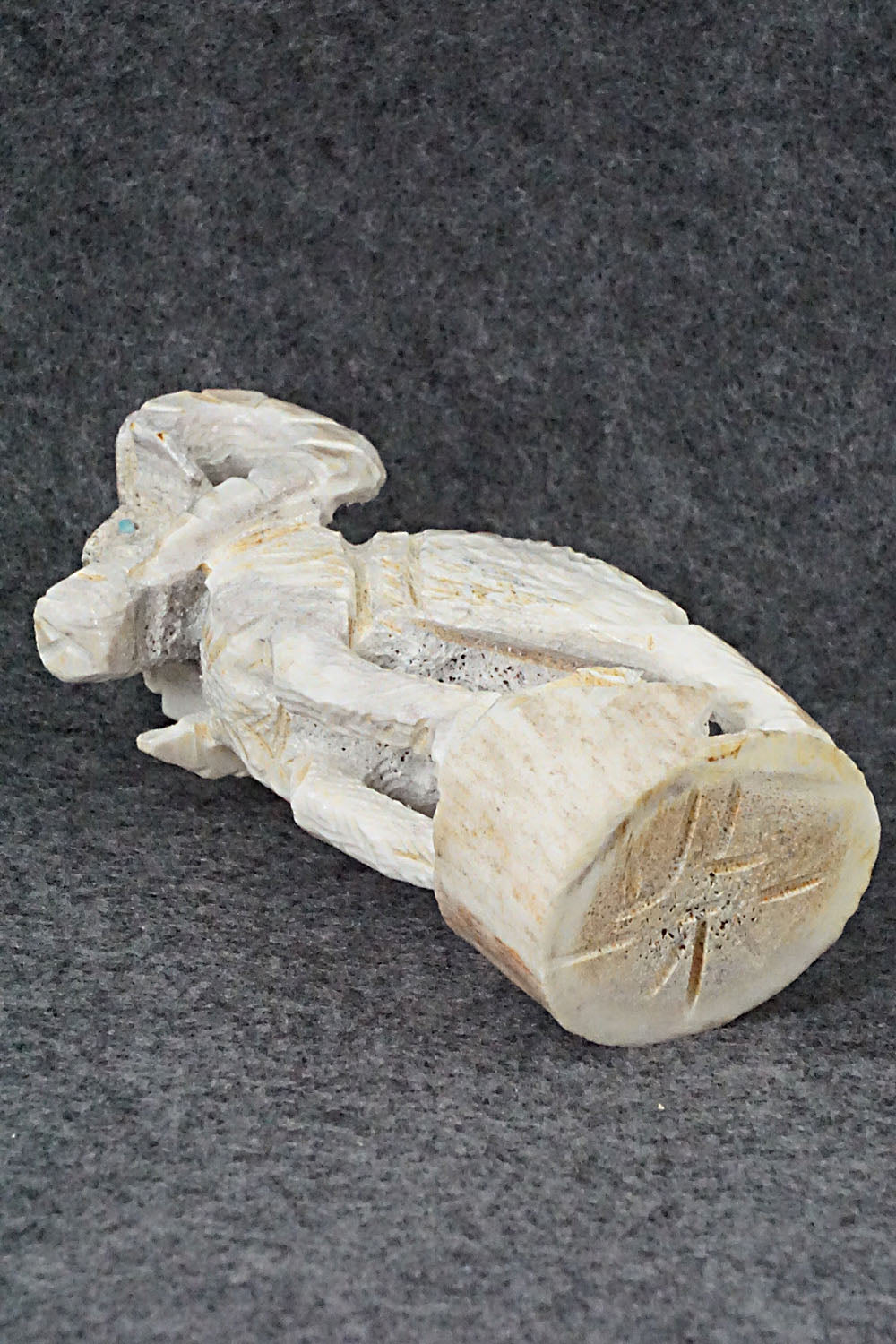 Big Horn Sheep Zuni Fetish Carving - Jerrold Lahaleon