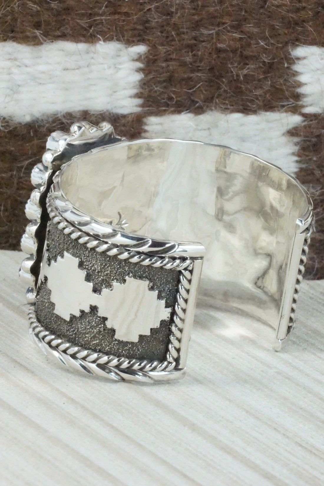 Turquoise, Lapis & Sterling Silver Bracelet - Sandra Parkett