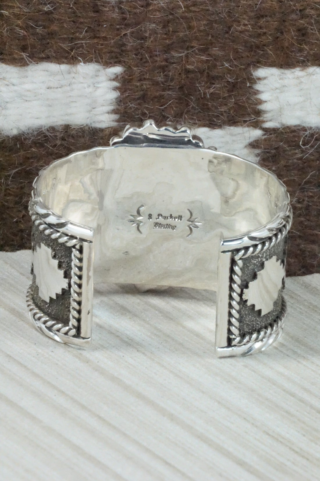 Turquoise, Lapis & Sterling Silver Bracelet - Sandra Parkett