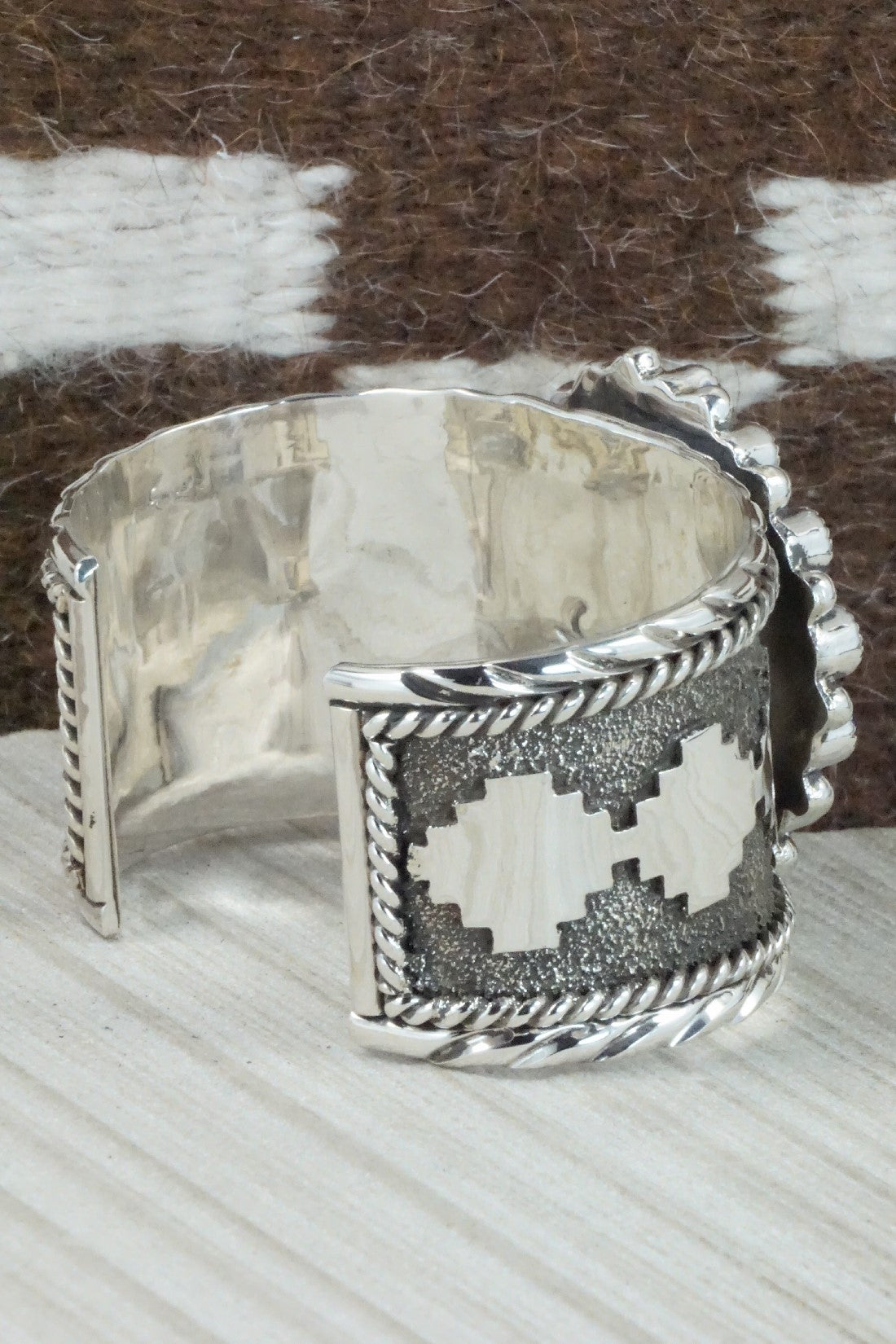 Turquoise, Lapis & Sterling Silver Bracelet - Sandra Parkett
