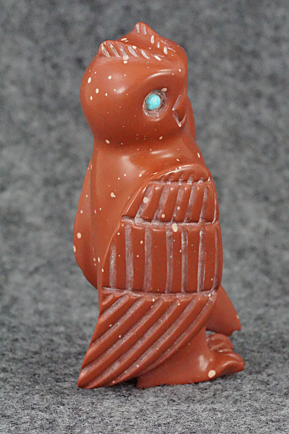 Owl Zuni Fetish Carving - Albert Eustace