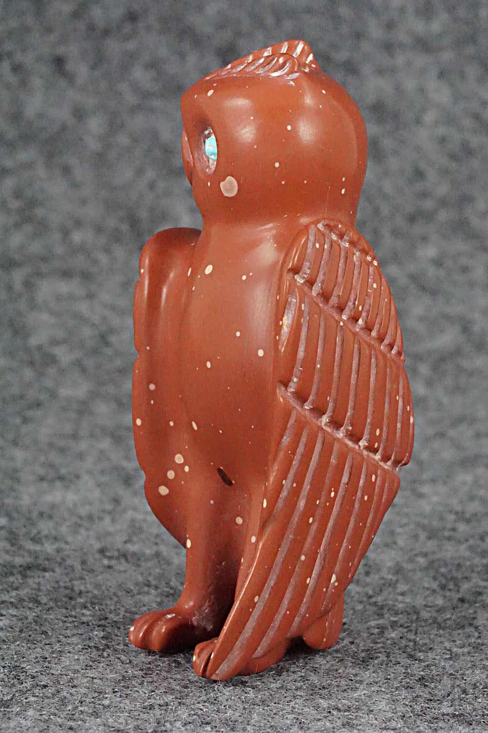 Owl Zuni Fetish Carving - Albert Eustace