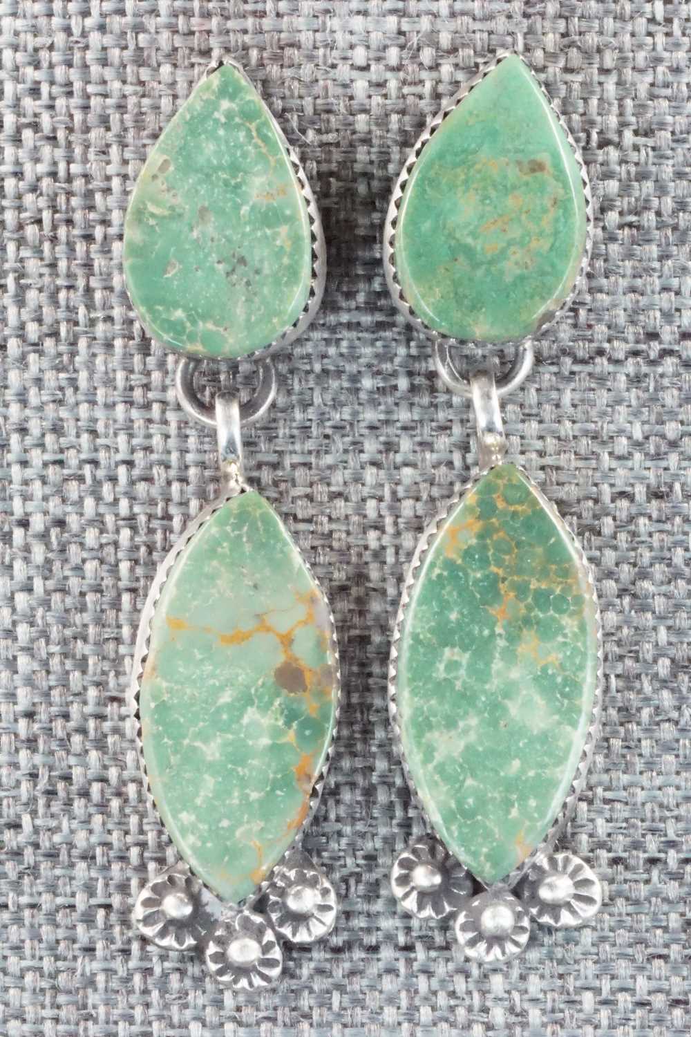 Turquoise & Sterling Silver Earrings - Selina Warner