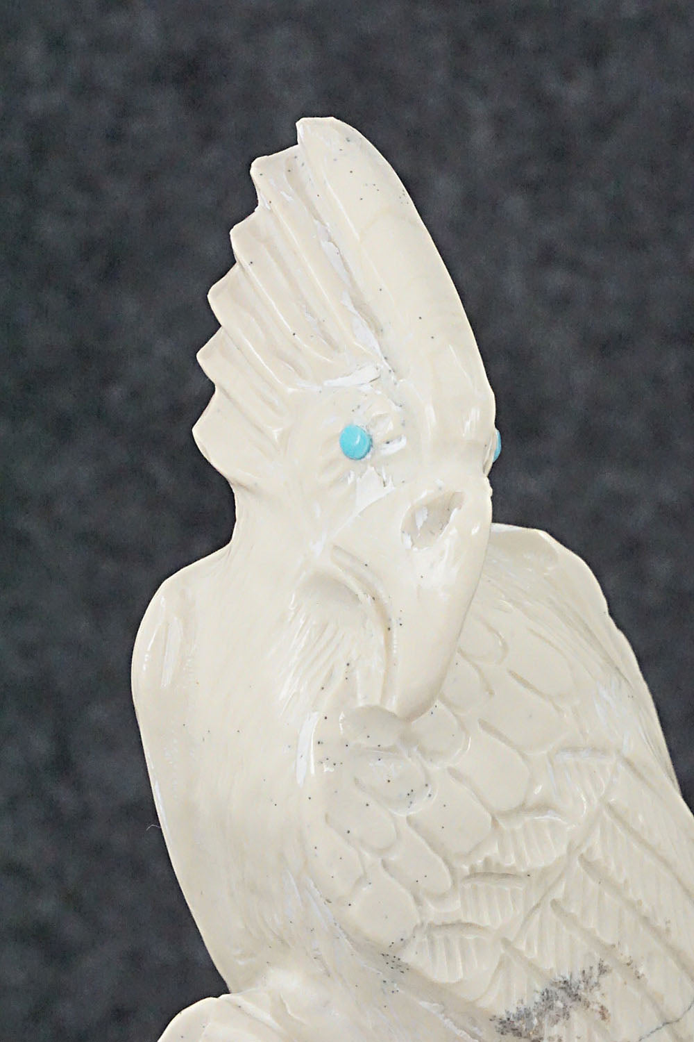 Parrot Zuni Fetish Carving - Derrick Kaamasee