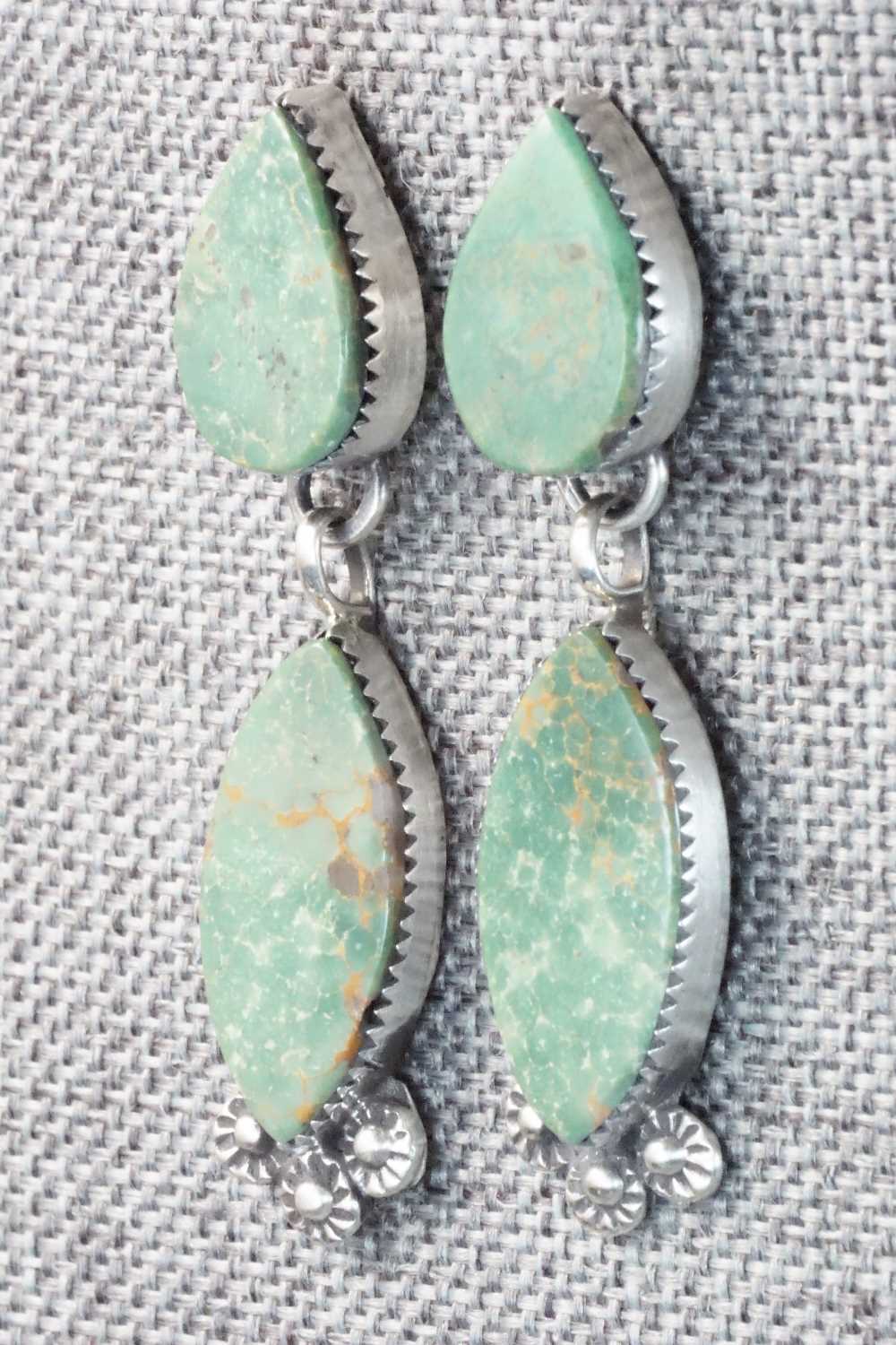 Turquoise & Sterling Silver Earrings - Selina Warner