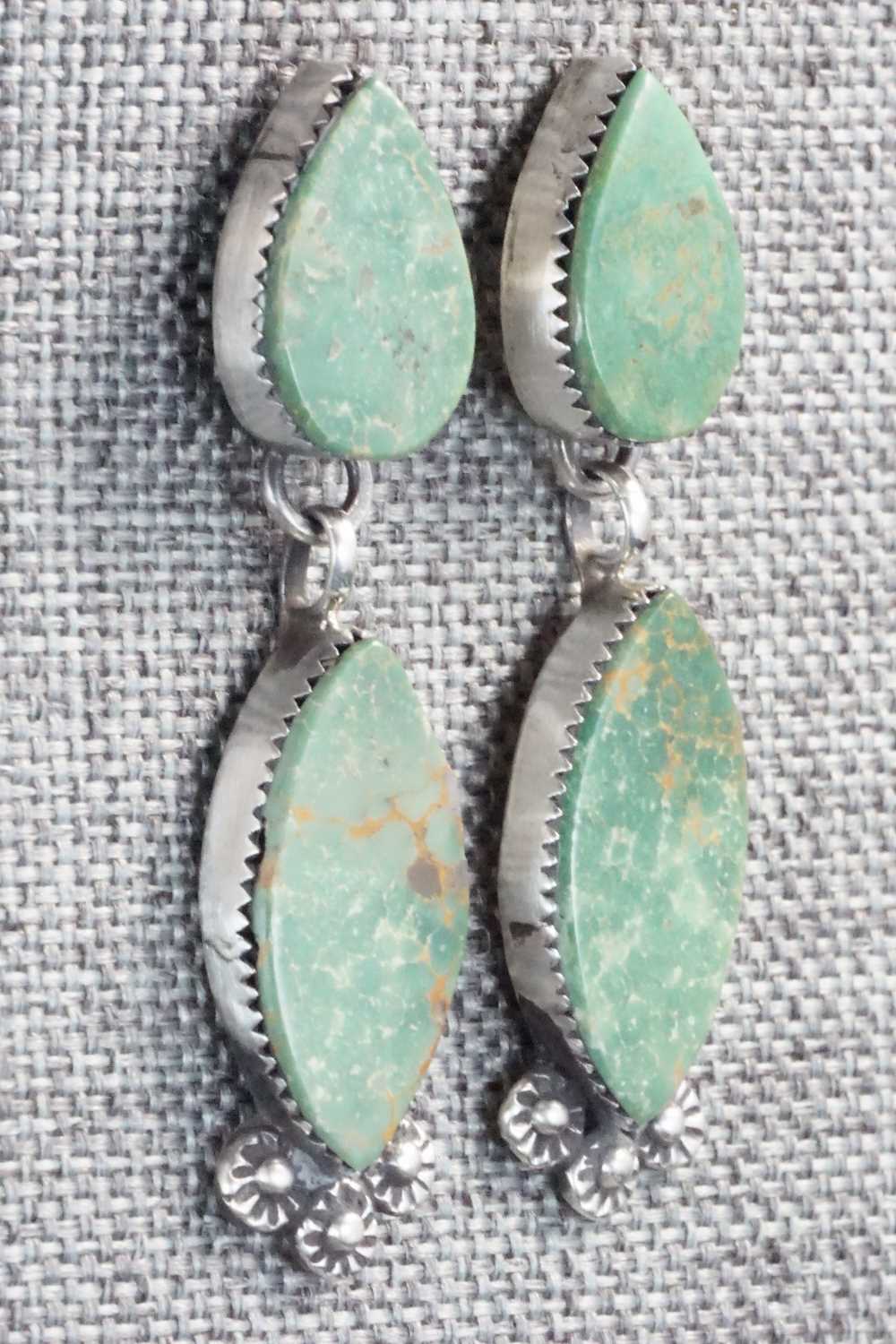 Turquoise & Sterling Silver Earrings - Selina Warner