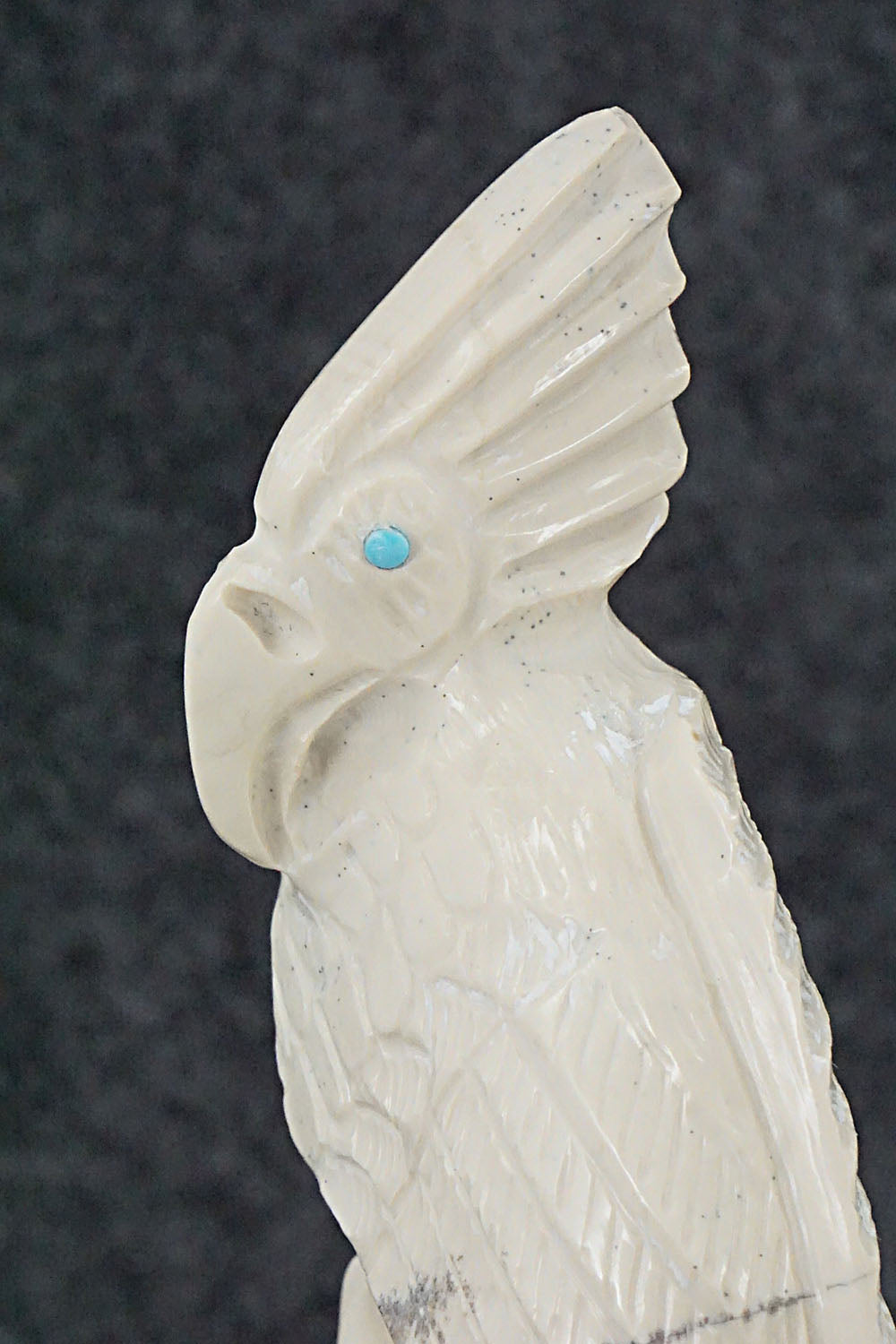 Parrot Zuni Fetish Carving - Derrick Kaamasee