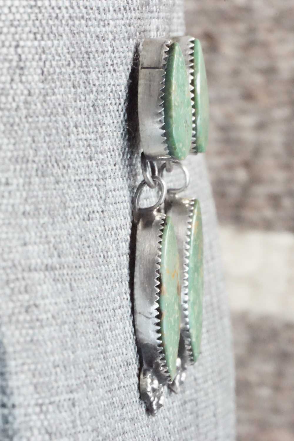 Turquoise & Sterling Silver Earrings - Selina Warner