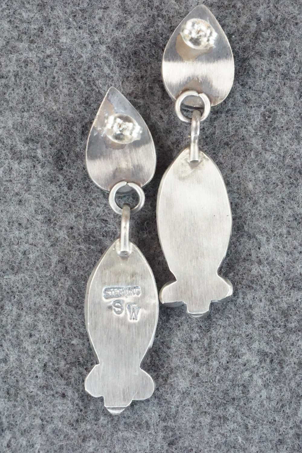 Turquoise & Sterling Silver Earrings - Selina Warner