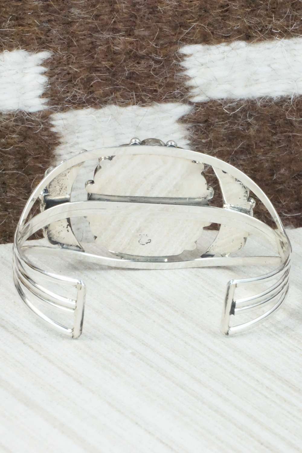 Multi Stone & Sterling Silver Bracelet - Roberta Begay