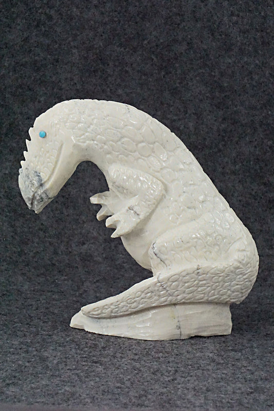 T-Rex Dinosaur Zuni Fetish Carving - Derrick Kaamasee