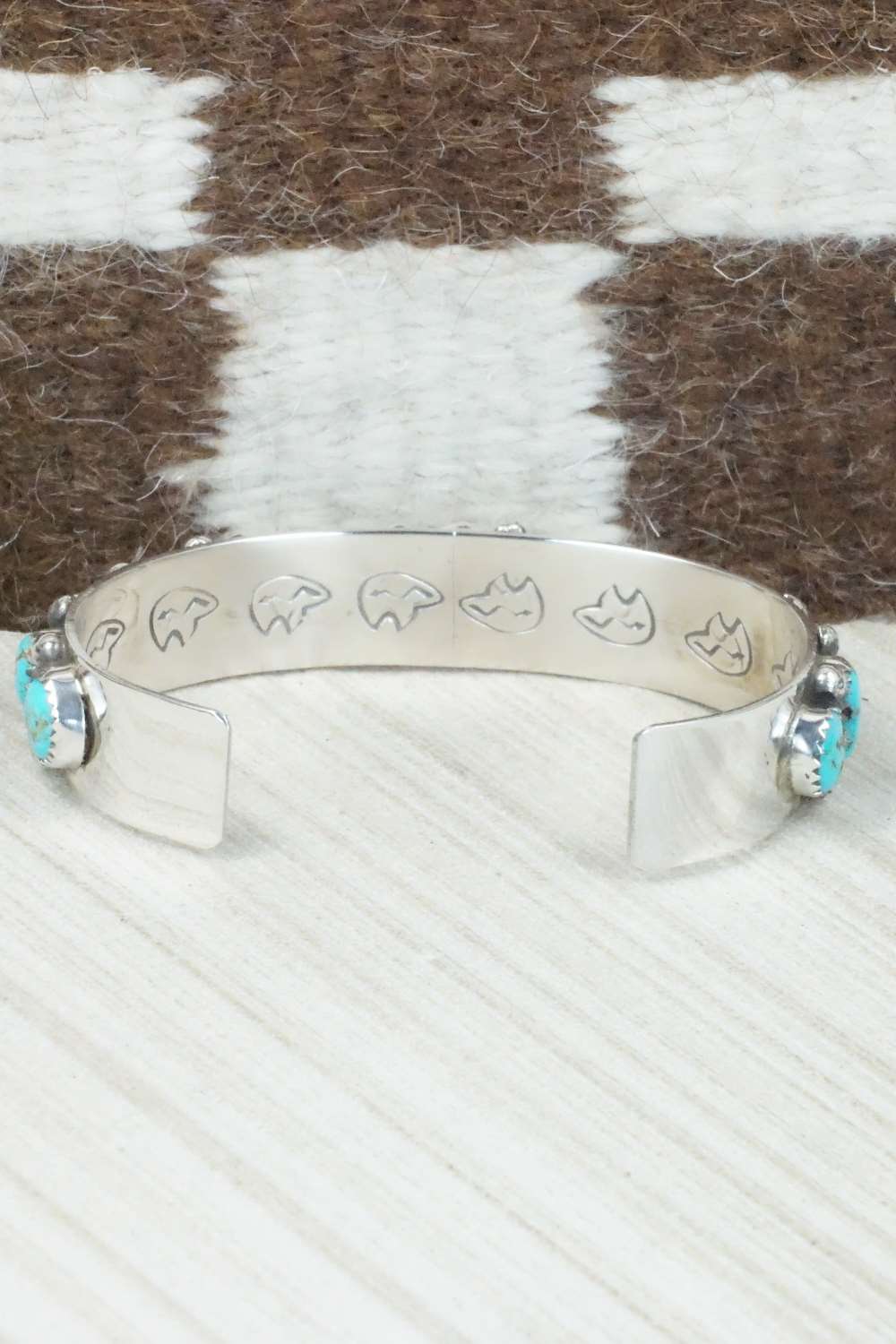 Turquoise & Sterling Silver Bracelet - Darlene Begay