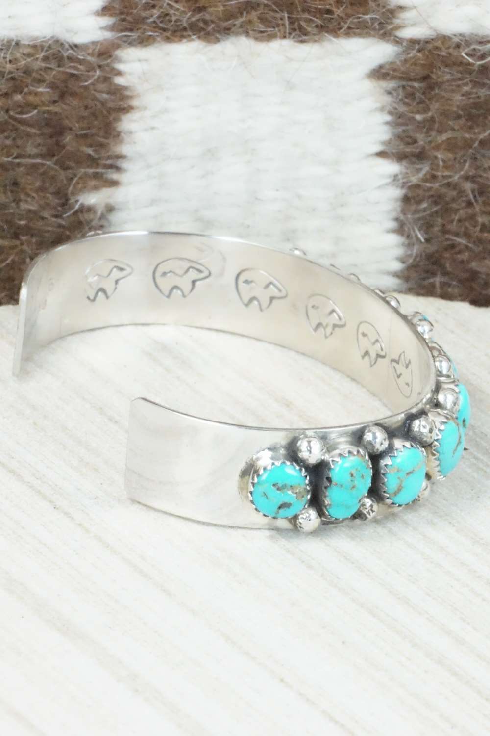 Turquoise & Sterling Silver Bracelet - Darlene Begay