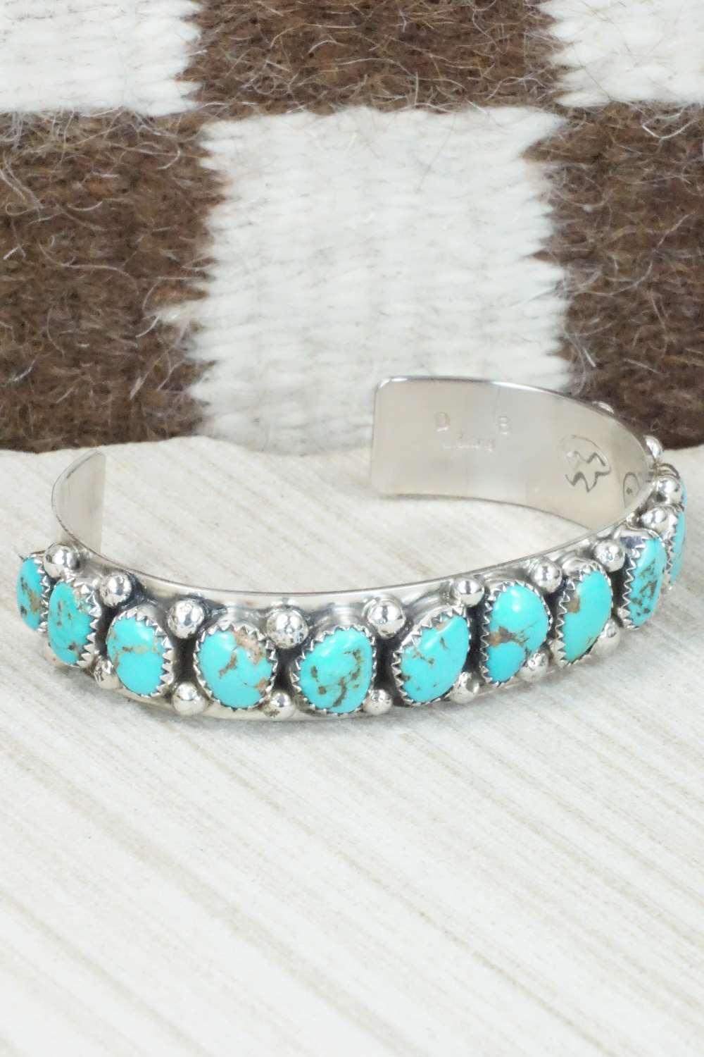Turquoise & Sterling Silver Bracelet - Darlene Begay