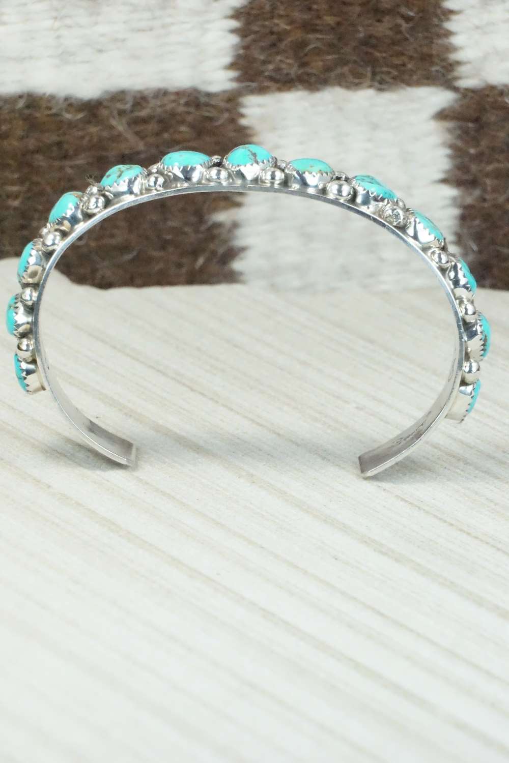Turquoise & Sterling Silver Bracelet - Darlene Begay