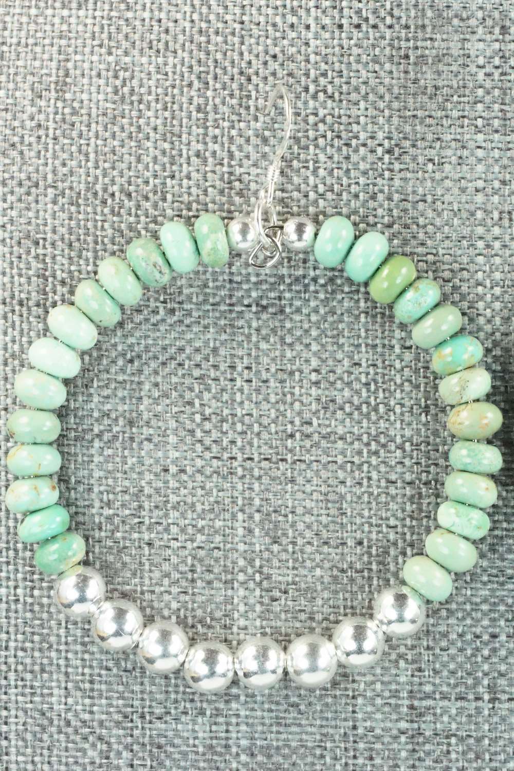 Turquoise & Sterling Silver Earrings - Doreen Jake