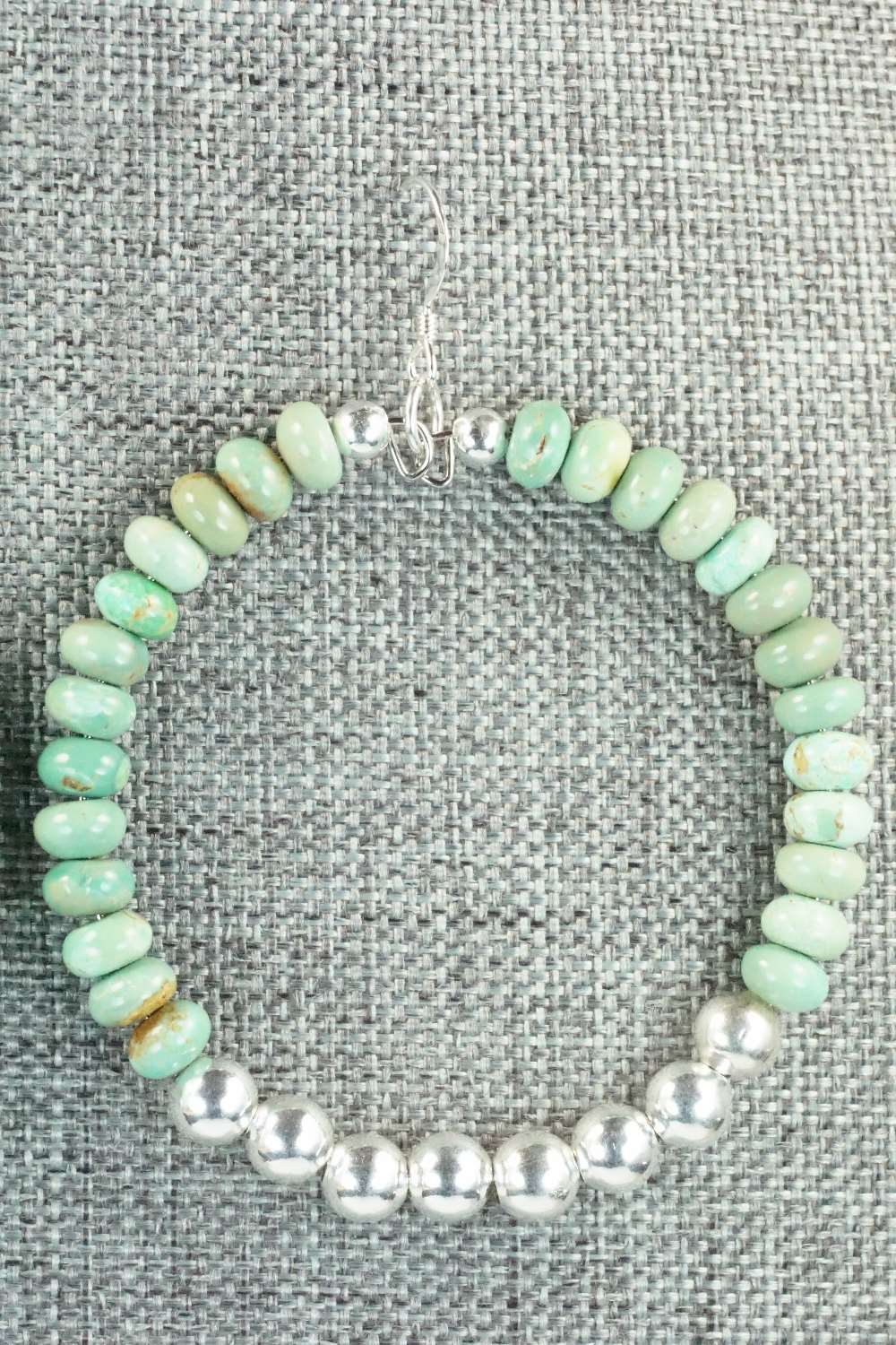 Turquoise & Sterling Silver Earrings - Doreen Jake