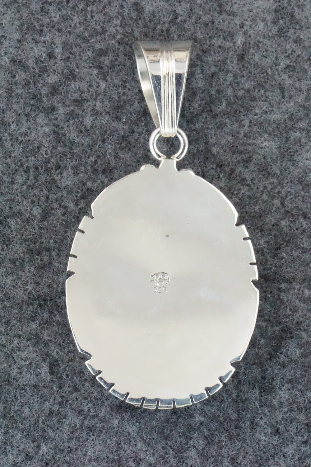Lapis & Sterling Silver Pendant - Samuel Yellowhair