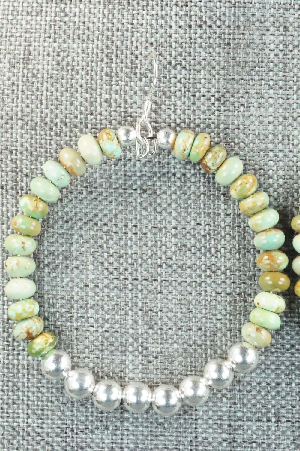 Turquoise & Sterling Silver Earrings - Doreen Jake