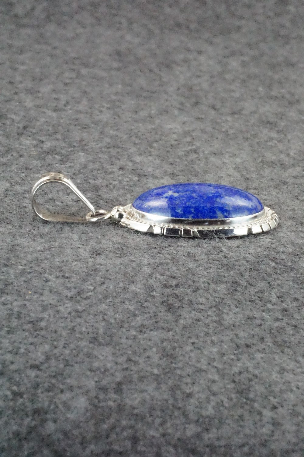 Lapis & Sterling Silver Pendant - Samuel Yellowhair