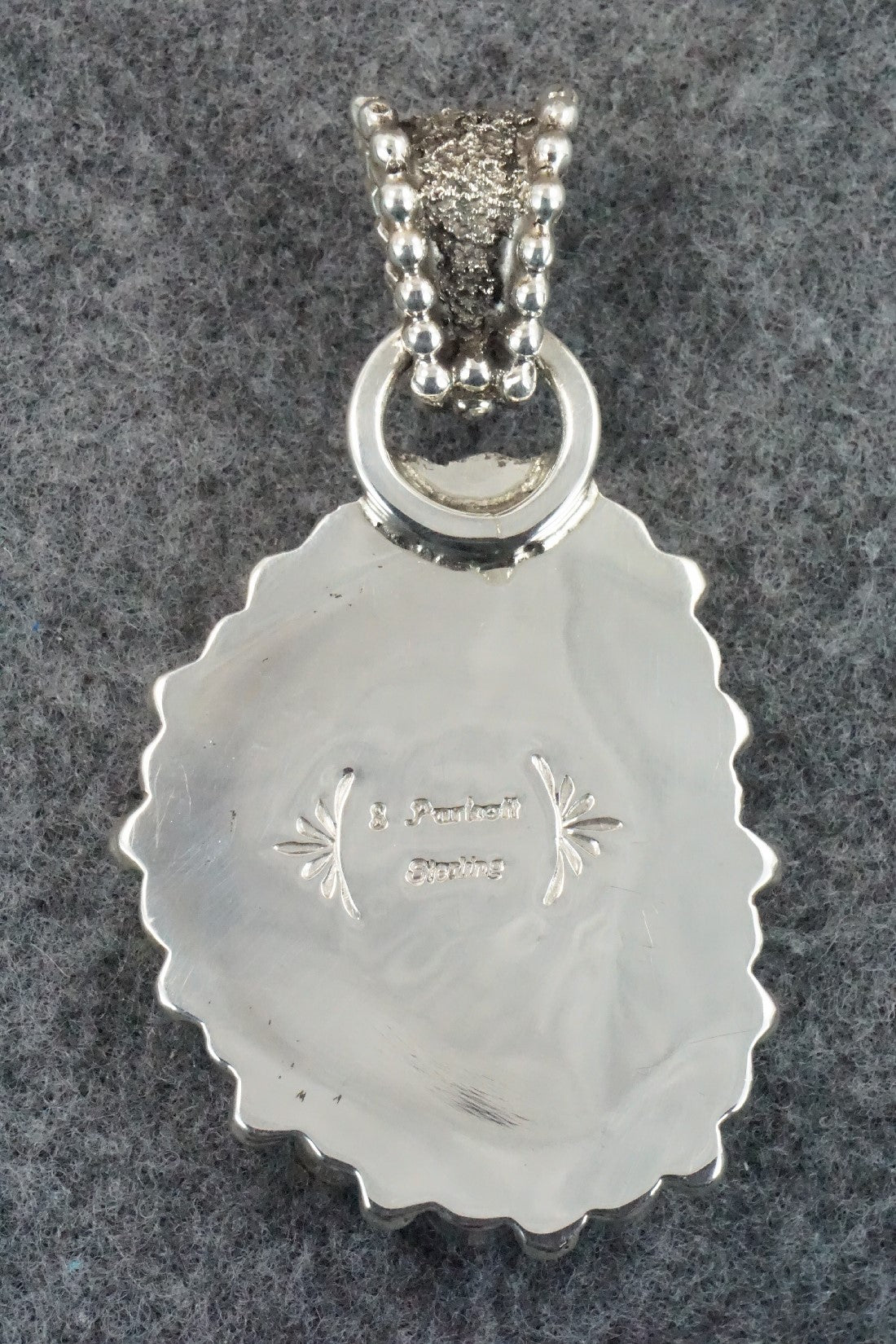 Turquoise, Lapis and Sterling Silver Pendant - Sandra Parkett