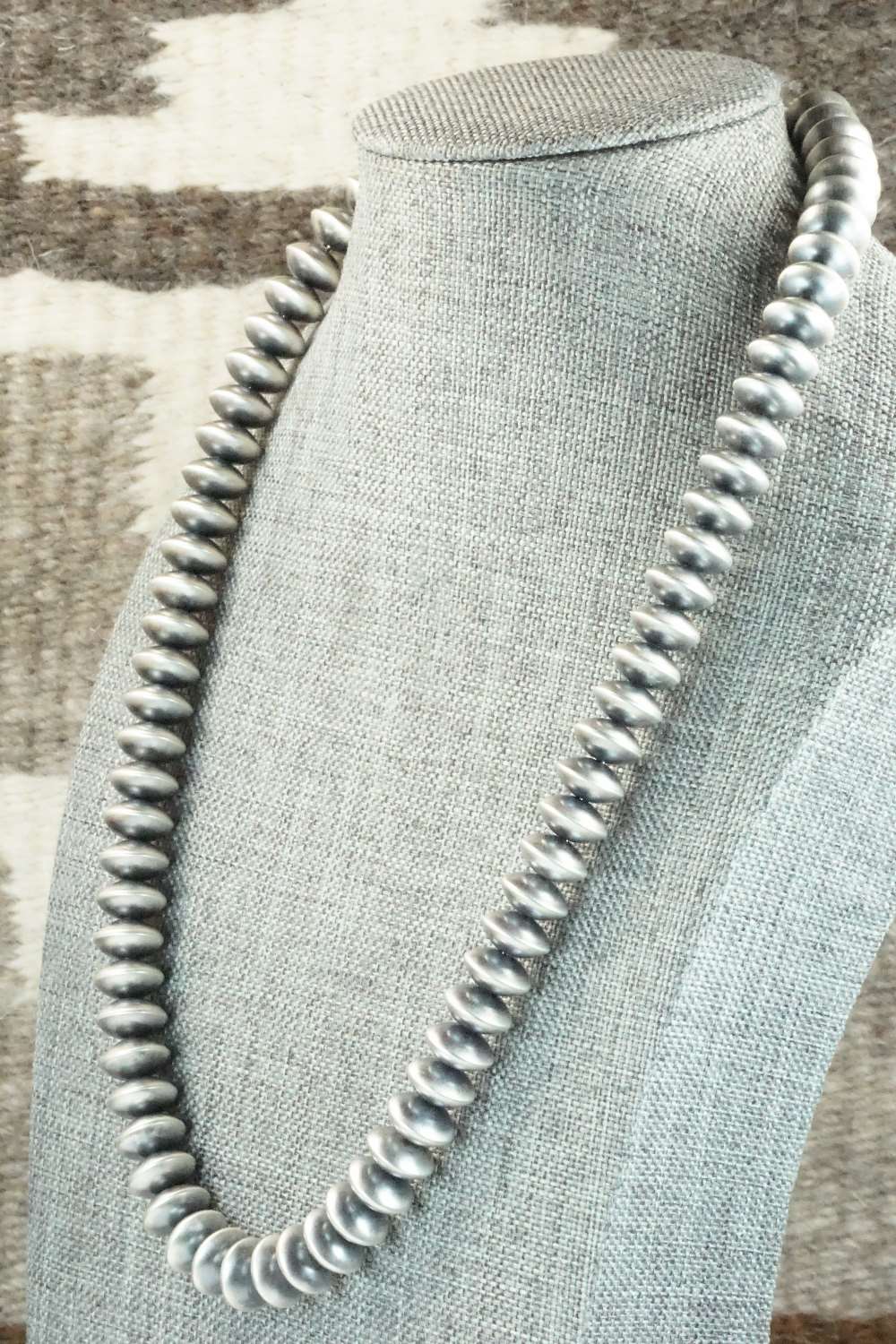 Sterling Silver Navajo Pearl Necklace - Jan Mariano