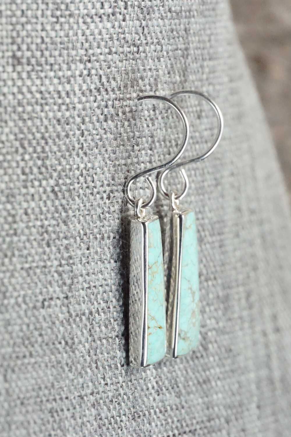Turquoise & Sterling Silver Earrings - Cathy Webster
