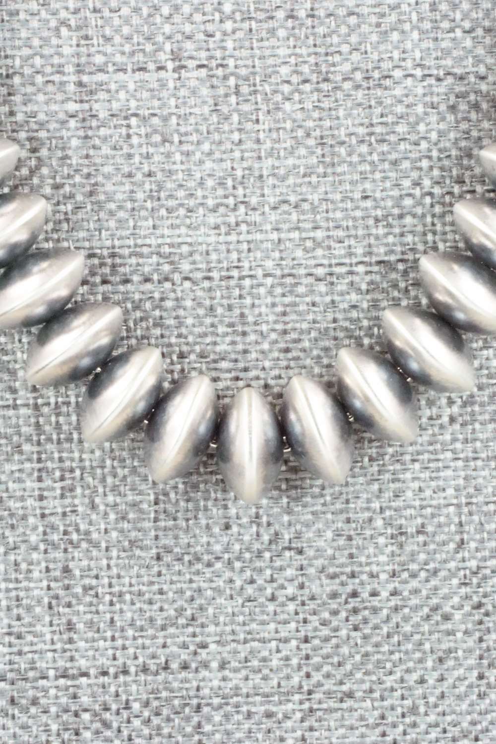 Sterling Silver Navajo Pearl Necklace - Jan Mariano