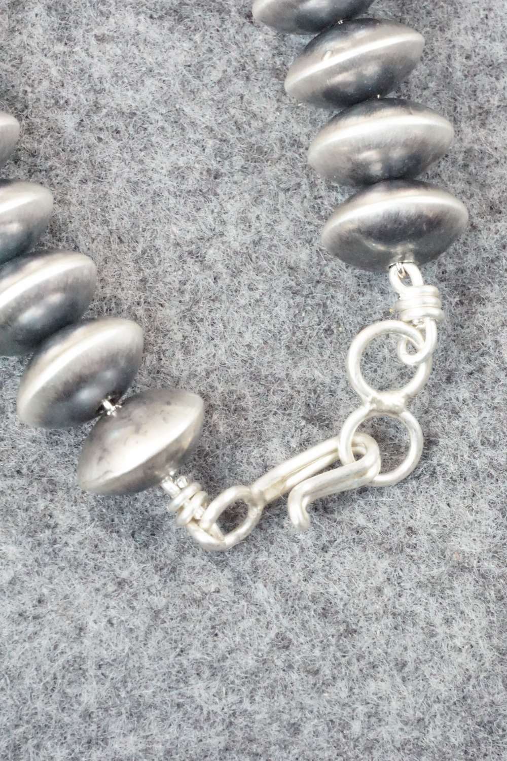 Sterling Silver Navajo Pearl Necklace - Jan Mariano