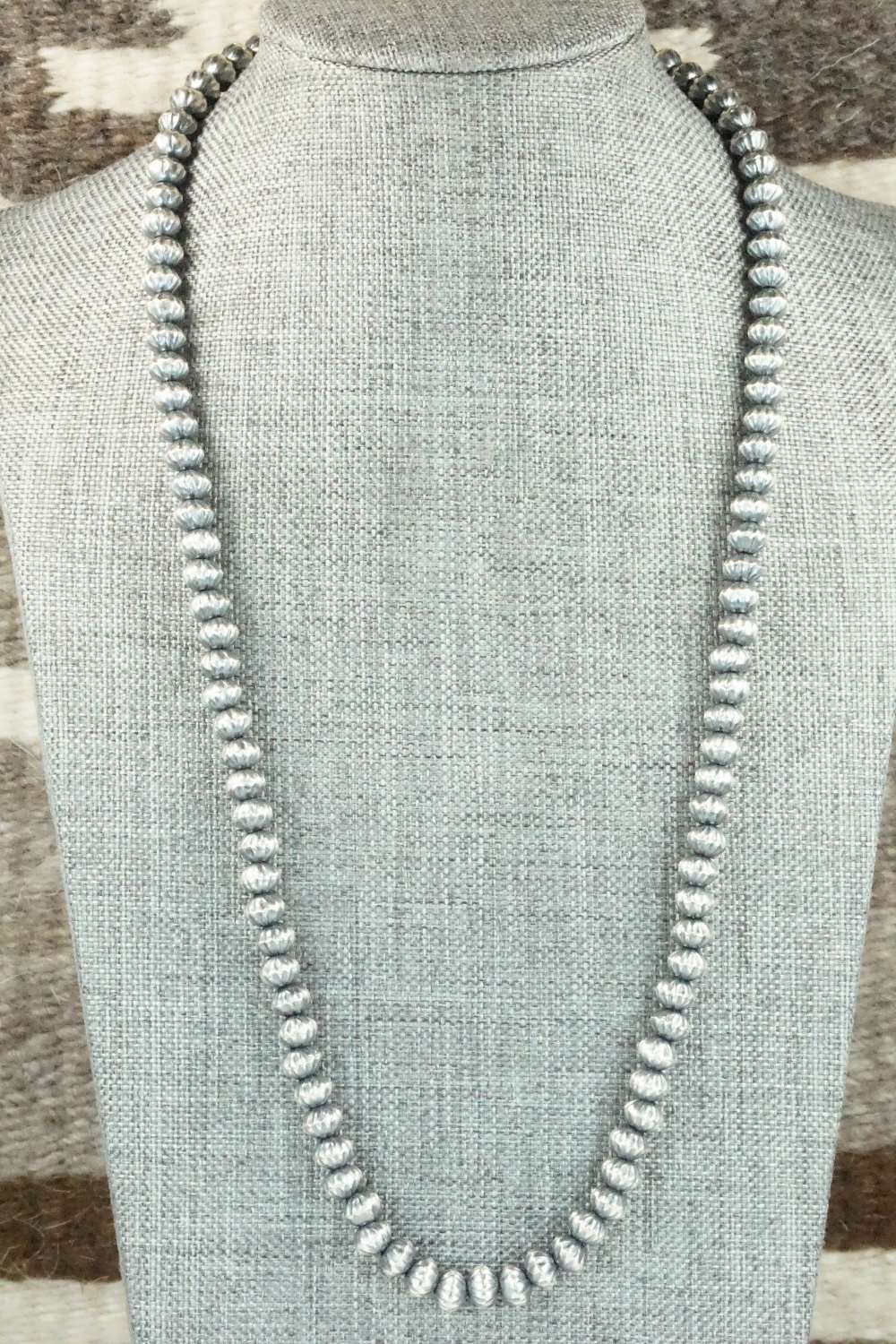 Sterling Silver Navajo Pearl Necklace - Tonisha Haley