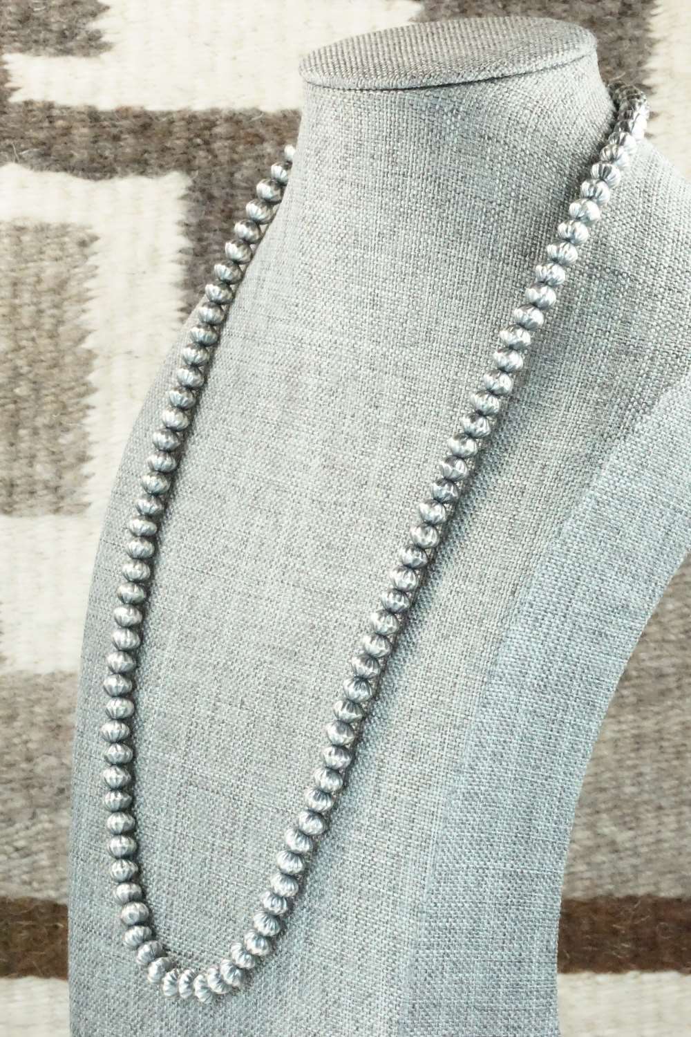 Sterling Silver Navajo Pearl Necklace - Tonisha Haley