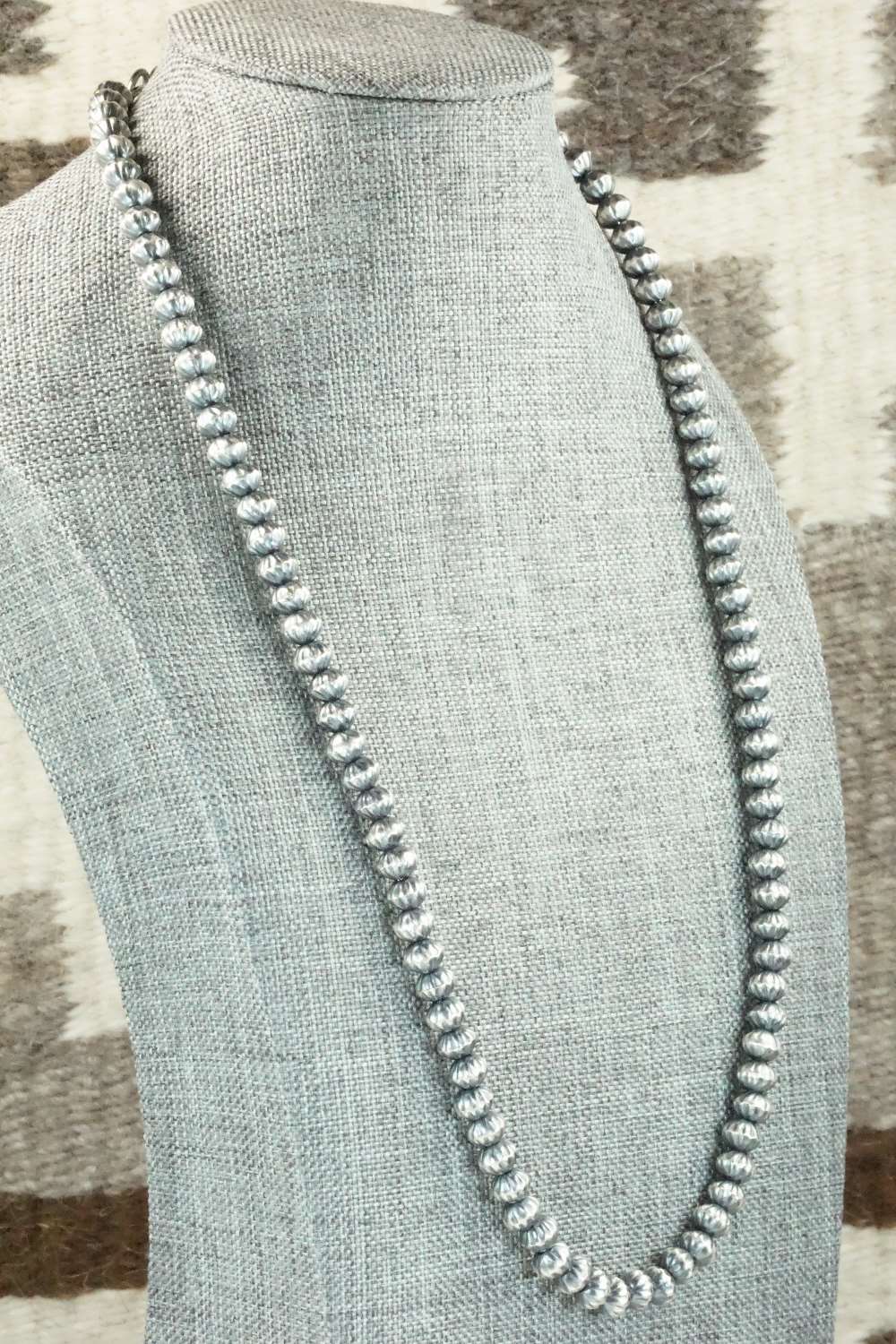 Sterling Silver Navajo Pearl Necklace - Tonisha Haley