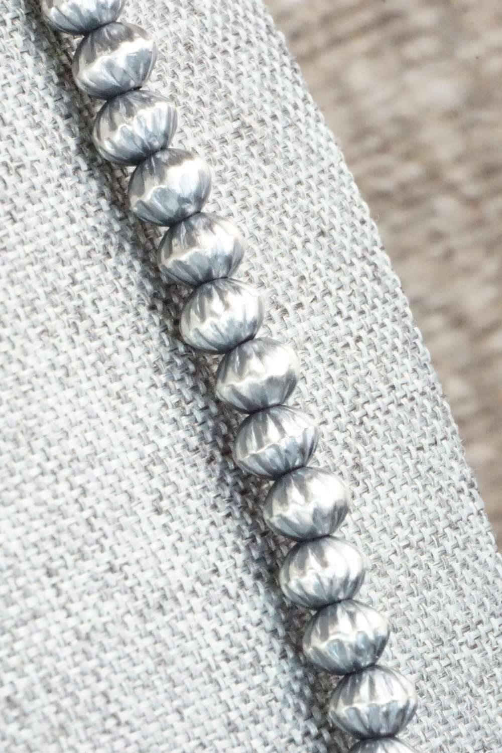 Sterling Silver Navajo Pearl Necklace - Tonisha Haley