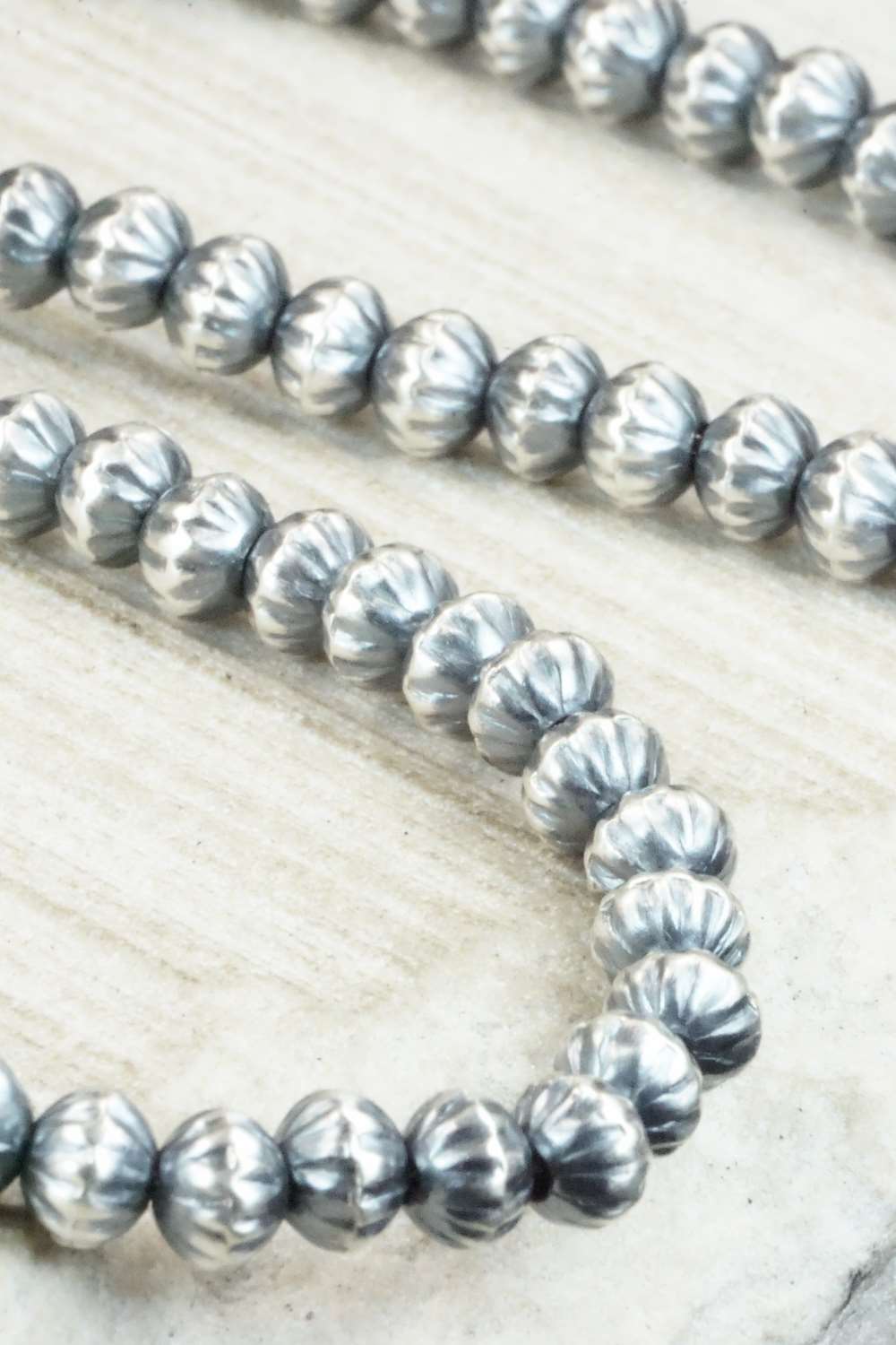 Sterling Silver Navajo Pearl Necklace - Tonisha Haley