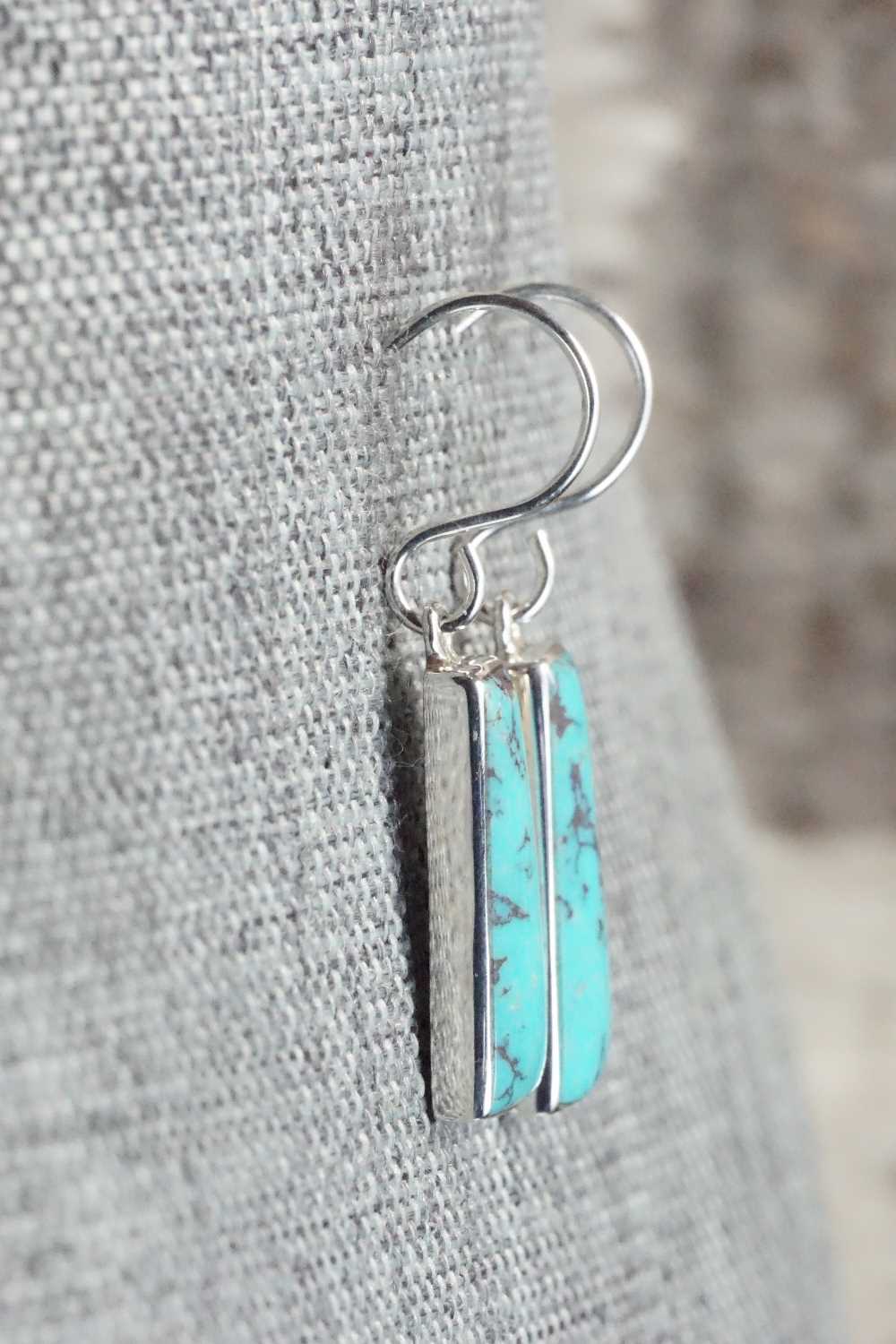 Turquoise & Sterling Silver Earrings - Cathy Webster