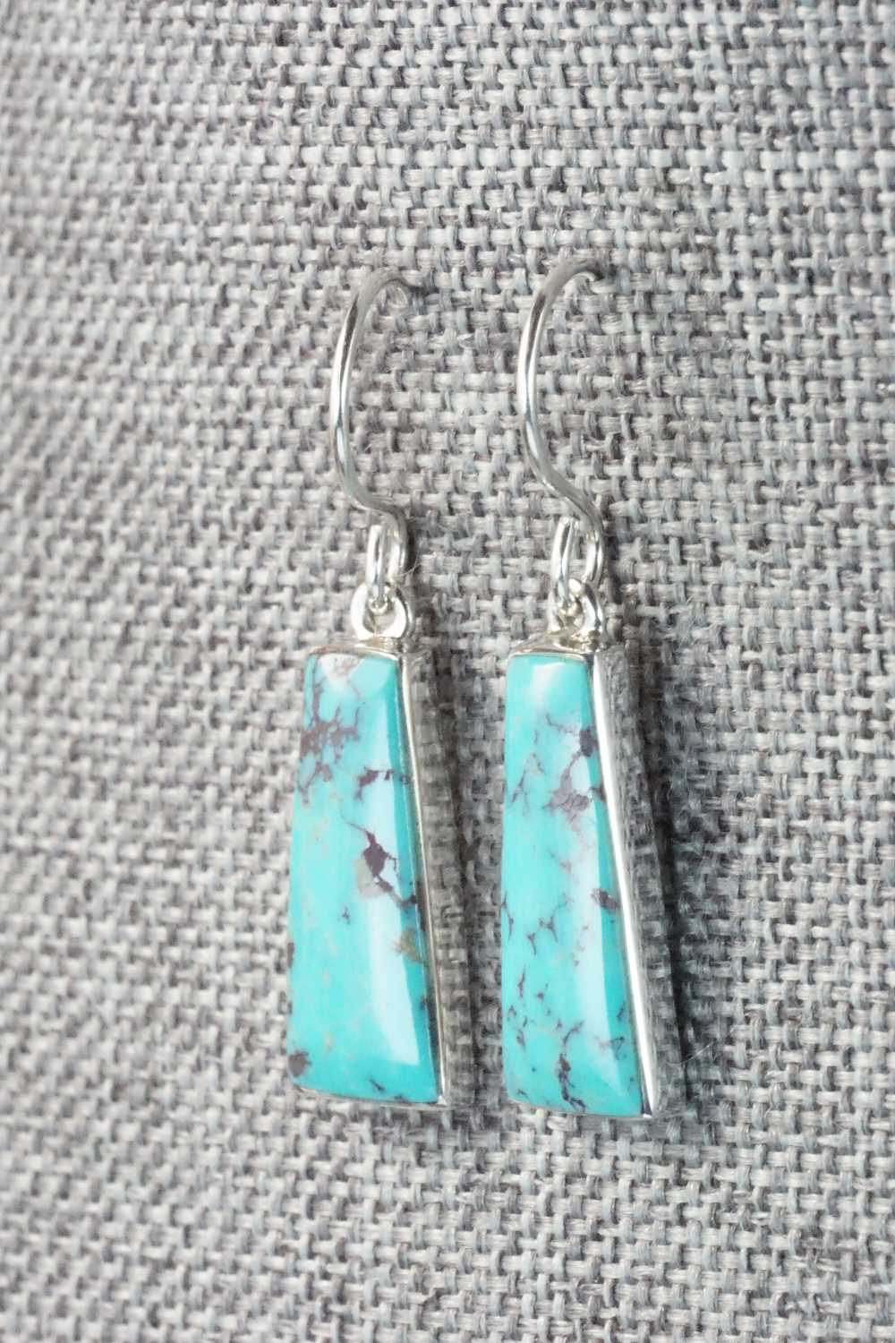 Turquoise & Sterling Silver Earrings - Cathy Webster