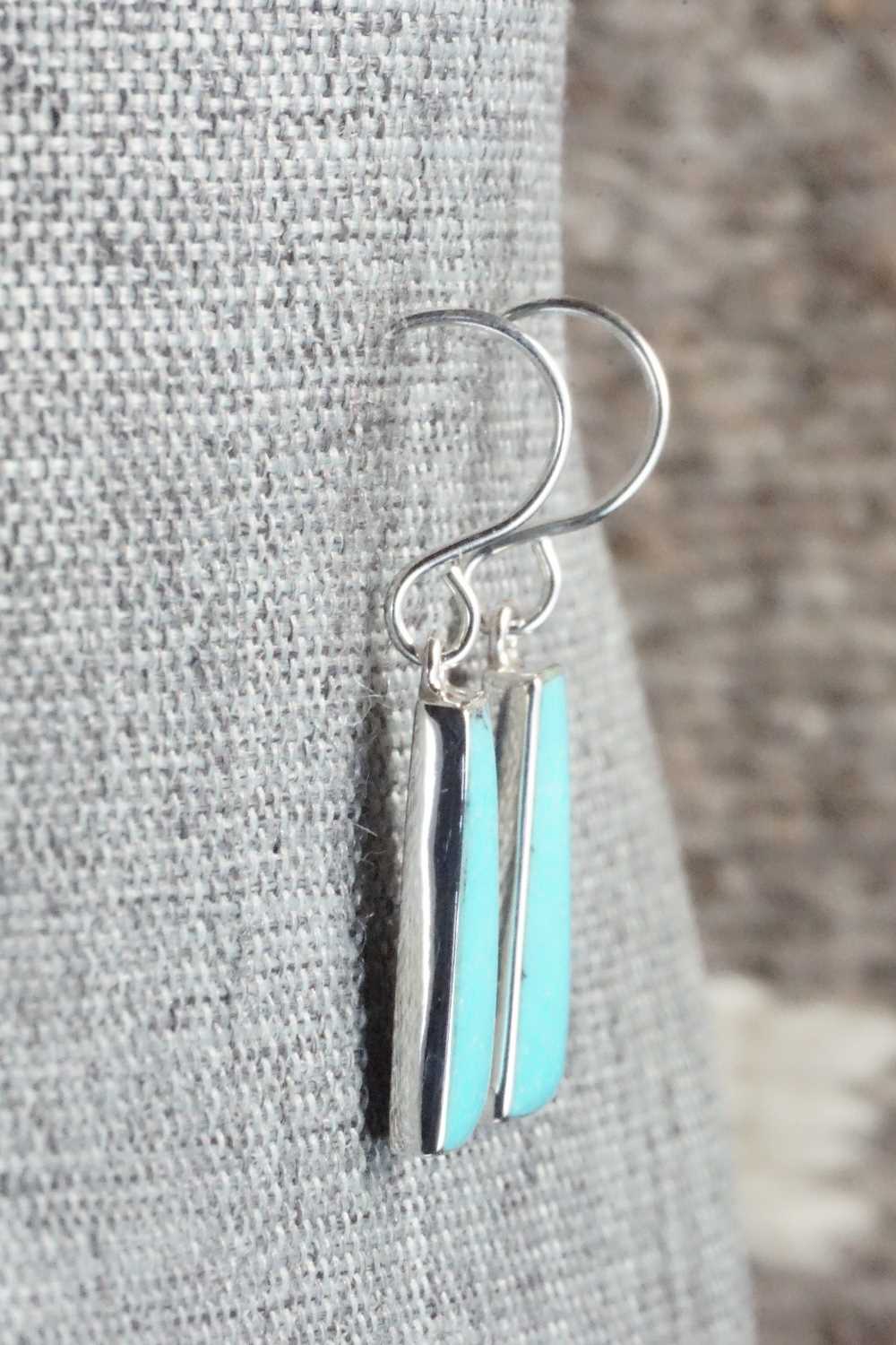Turquoise & Sterling Silver Earrings - Cathy Webster