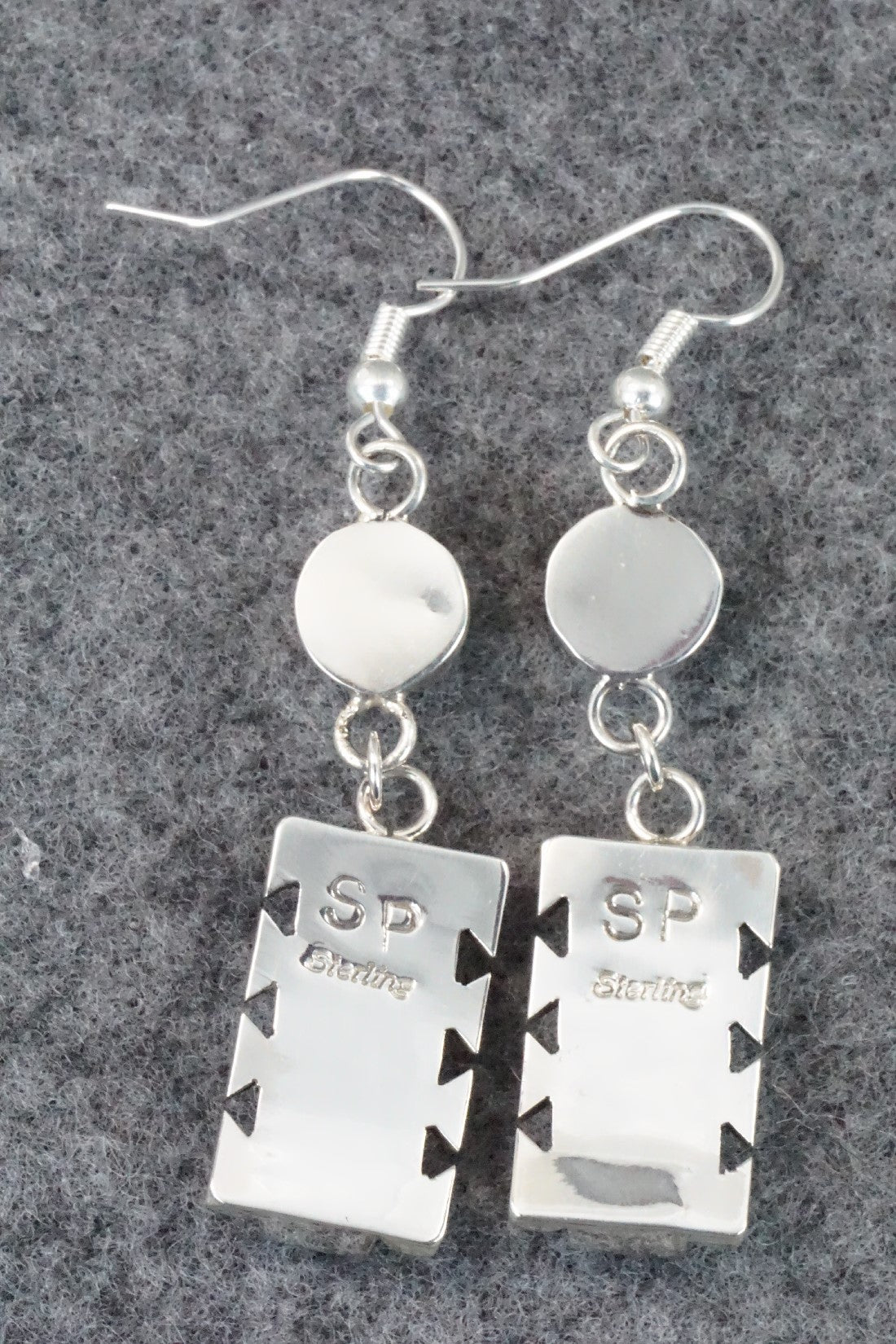 Turquoise & Sterling Silver Earrings - Sandra Parkett