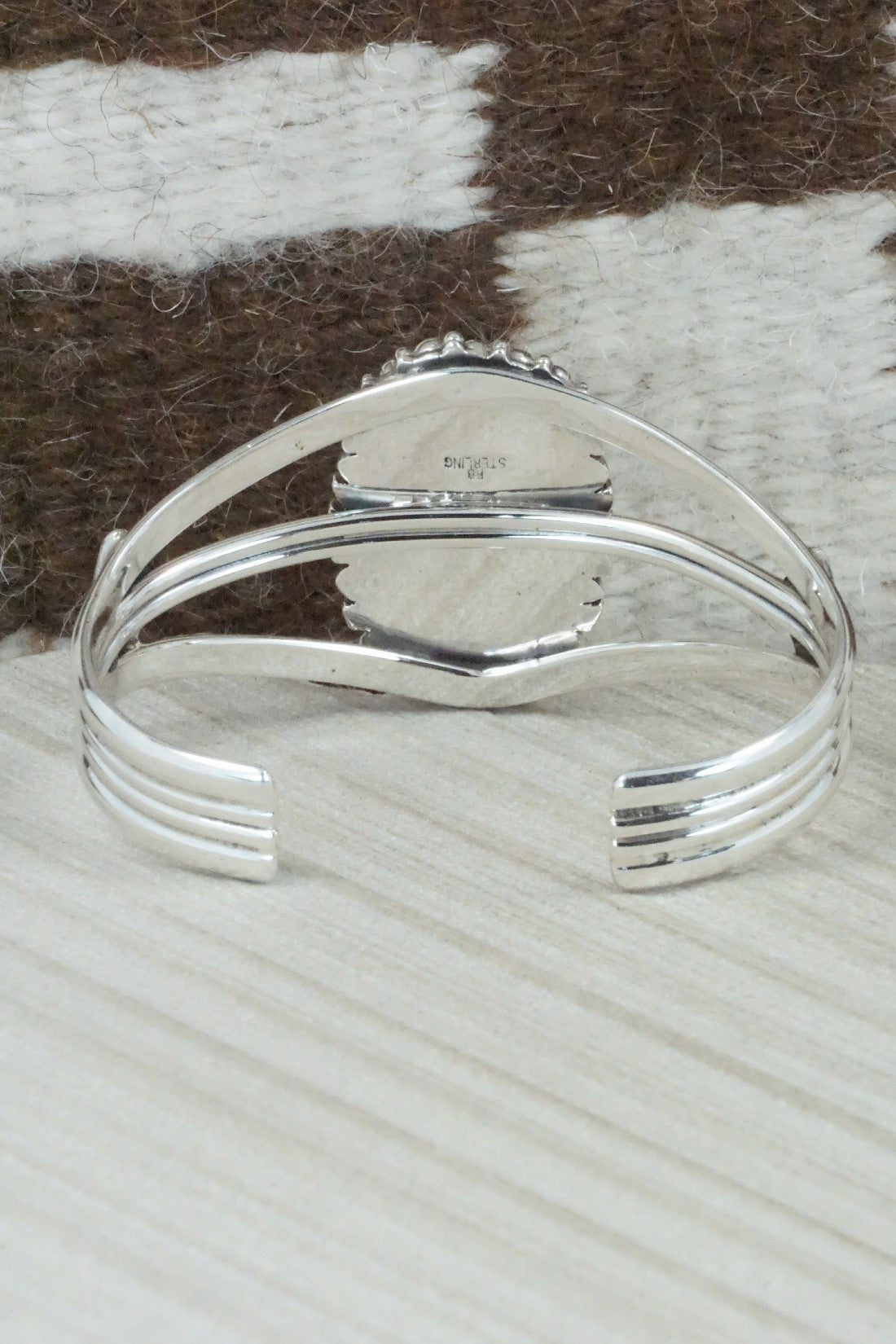 Gaspeite & Sterling Silver Jewelry Set - Thomas Yazzie